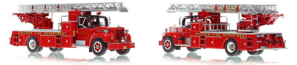 The first museum grade replica of Chicago Fire Department 1959 Mack B85F/Magirus Truck 45