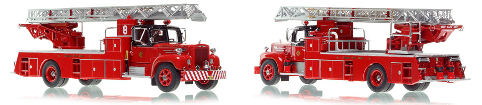 The first museum grade replica of Chicago Fire Department 1960 Mack B85F/Magirus Truck 8