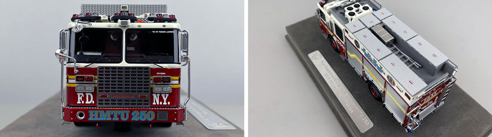 Closeup pictures 1-2 of the FDNY 2015 Ferrara HMTU 250 - Brooklyn scale model