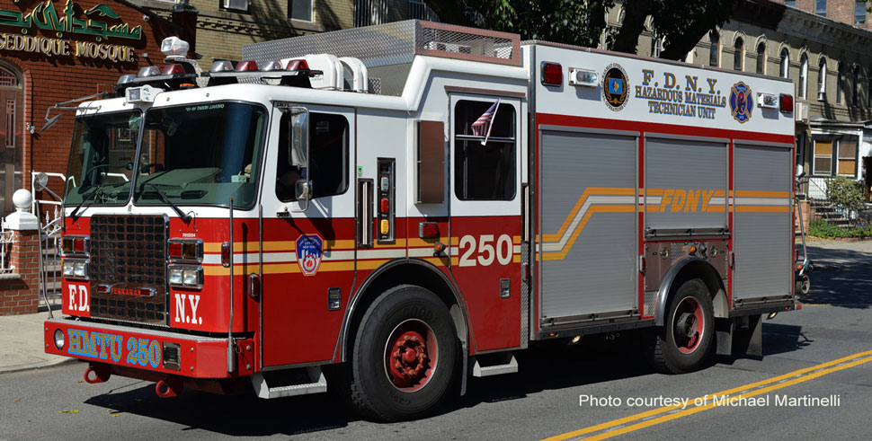 FDNY's 2015 Ferrara HMTU 250 - Brooklyn courtesy of Michael Martinelli