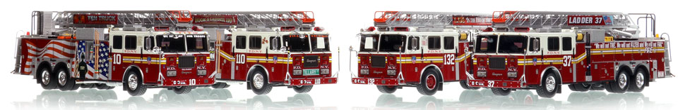 FDNY 2001-2002 Seagrave Rear Mount Ladders in 1:50 scale