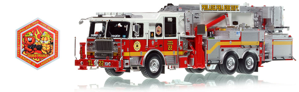 Order your Philadelphia Tower Ladder 22 in 1:50 scale today!