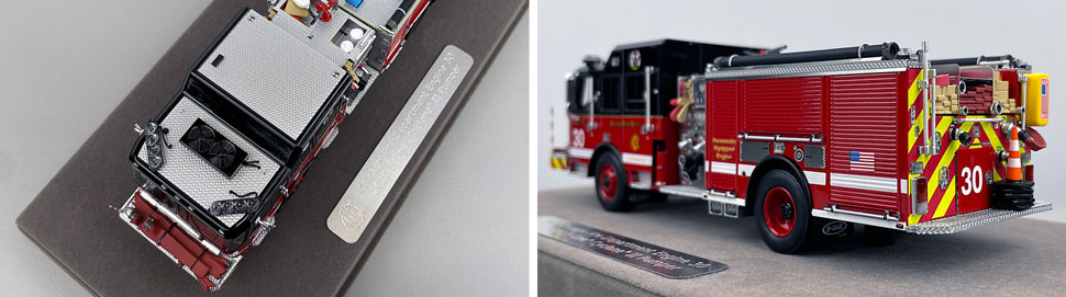 Closeup pics 7-8 of Chicago Fire Department E-One Engine 30 scale model