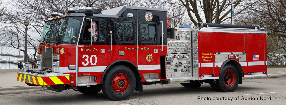 Chicago's E-One 30 courtesy of Gordon Nord