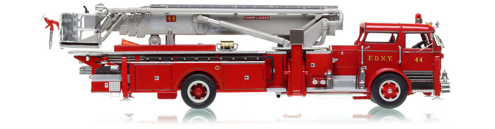 Order your FDNY 1969 Tower Ladder 44 in 1:50 scale today!