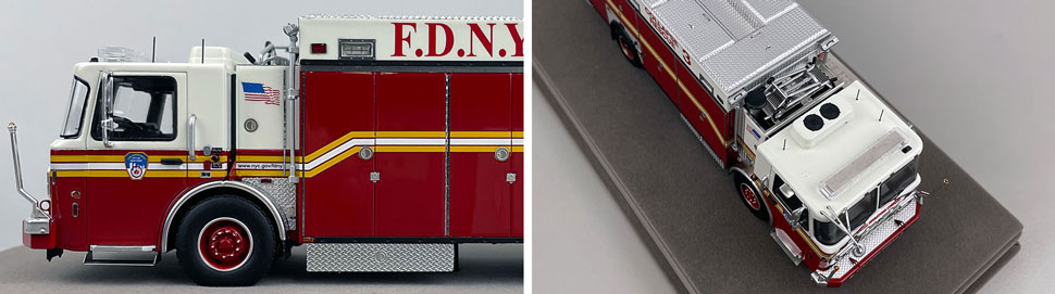 1:50 scale FDNY 2009 Collapse Rescue 3 close up pictures 5-6