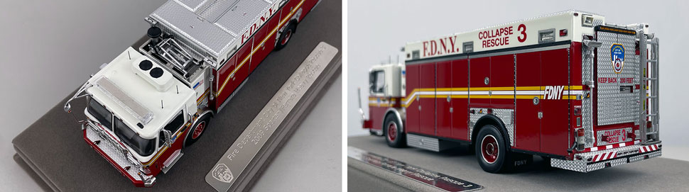 1:50 scale FDNY 2009 Collapse Rescue 3 close up pictures 7-8