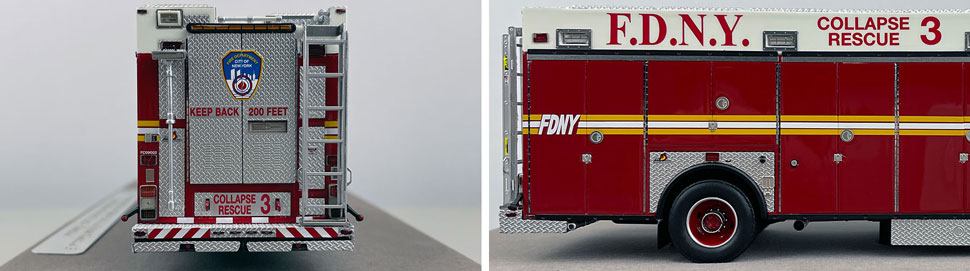 1:50 scale FDNY 2009 Collapse Rescue 3 close up pictures 9-10