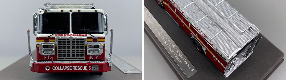 1:50 scale FDNY 2009 Collapse Rescue 5 close up pictures 1-2