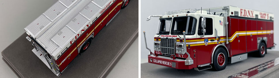 1:50 scale FDNY 2009 Collapse Rescue 5 close up pictures 3-4