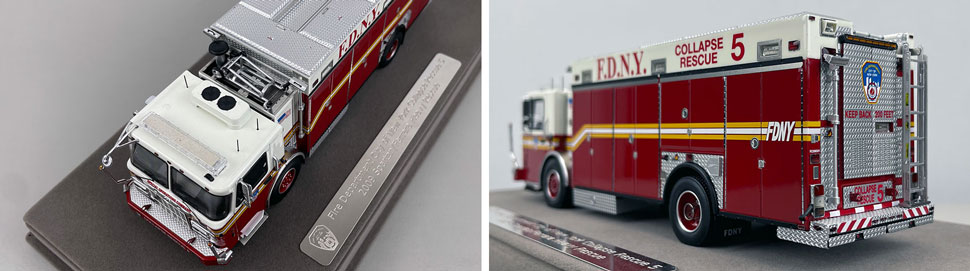 1:50 scale FDNY 2009 Collapse Rescue 3 close up pictures 9-10