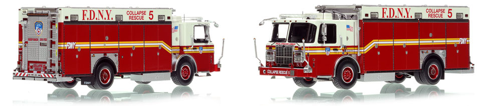 FDNY's 2009 Collapse Rescue 5 is a museum grade 1:50 scale model