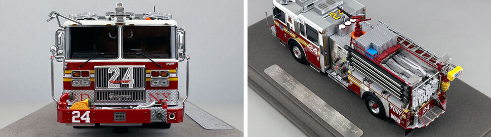 1:50 scale FDNY Seagrave Engine 24  close up pictures 1-2