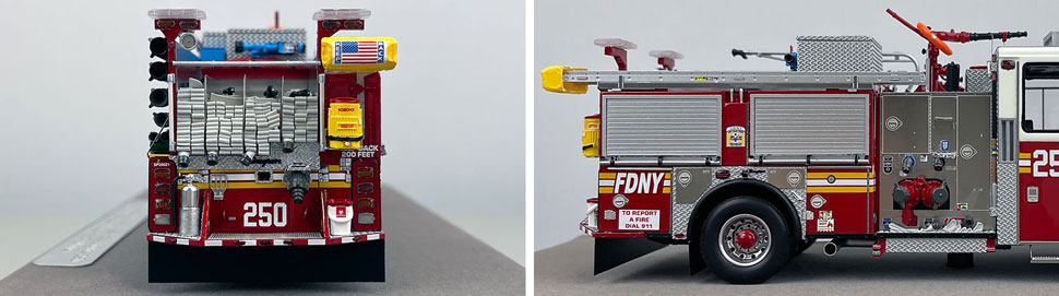 1:50 scale FDNY Seagrave Engine 250 close up pictures 9-10
