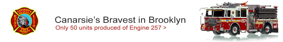 Order your FDNY Seagrave Engine 257 in 1:50 scale today!