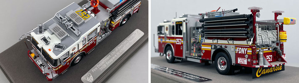 1:50 scale FDNY Seagrave Engine 257 close up pictures 7-8