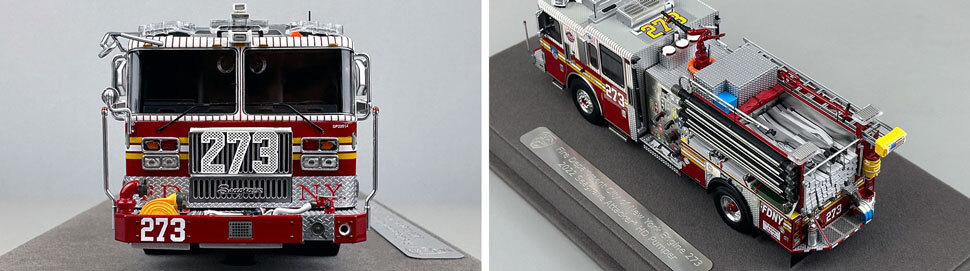 1:50 scale FDNY Seagrave Engine 273 close up pictures 1-2
