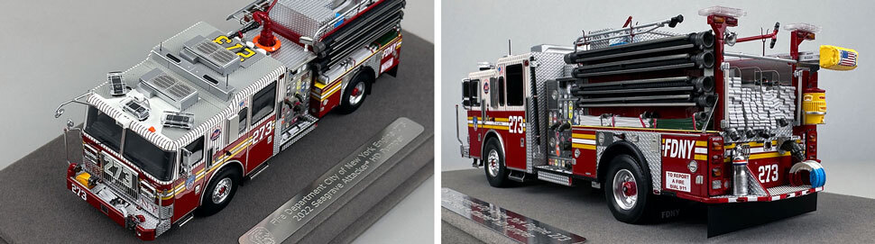 1:50 scale FDNY Seagrave Engine 273 close up pictures 7-8