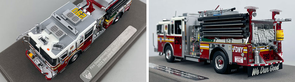 1:50 scale FDNY Seagrave Engine 290 close up pictures 7-8