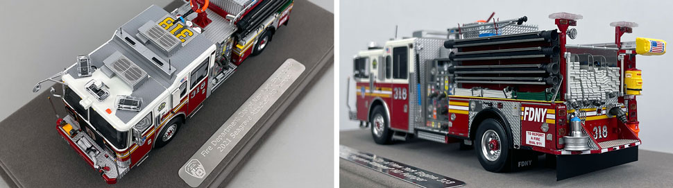 1:50 scale FDNY Seagrave Engine 318 close up pictures 7-8