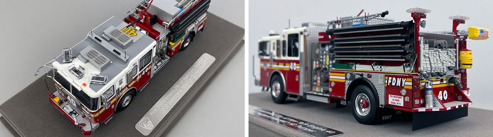 1:50 scale FDNY Seagrave Engine 40 close up pictures 7-8