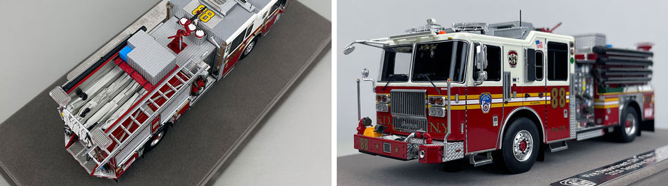 1:50 scale FDNY Seagrave Engine 88 close up pictures 3-4