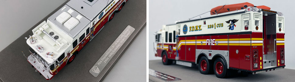 1:50 scale FDNY 1996 HME Rescue 1 close up pictures 7-8