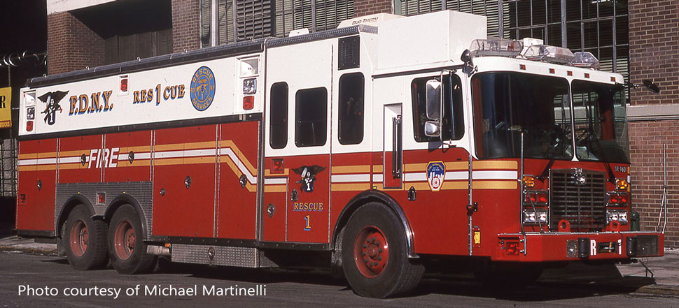 FDNY 1996 HME Rescue 1 courtesy of Michael Martinelli