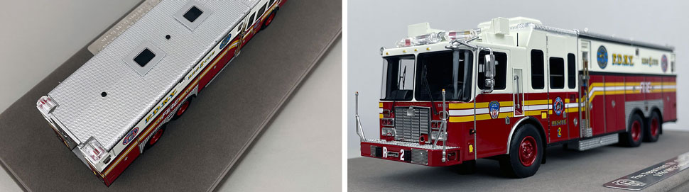 1:50 scale FDNY 1996 HME Rescue 2 close up pictures 3-4