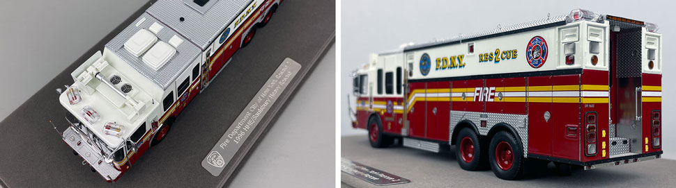 1:50 scale FDNY 1996 HME Rescue 2 close up pictures 7-8