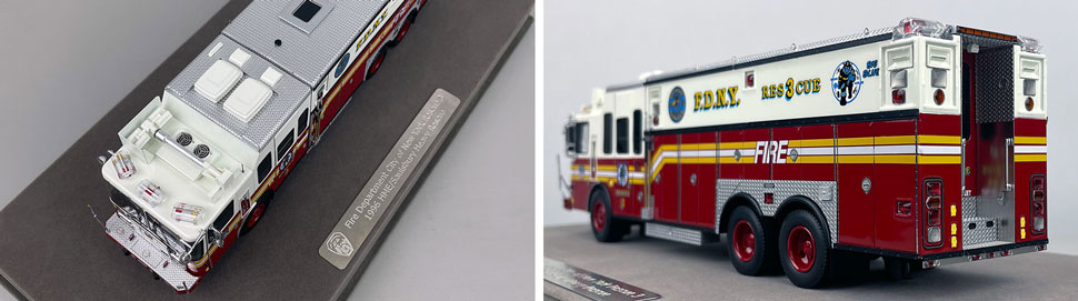 1:50 scale FDNY 1996 HME Rescue 3 close up pictures 7-8