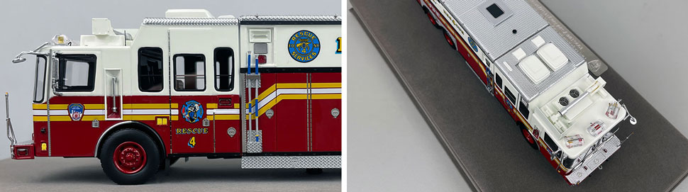 1:50 scale FDNY 1996 HME Rescue 4 close up pictures 5-6