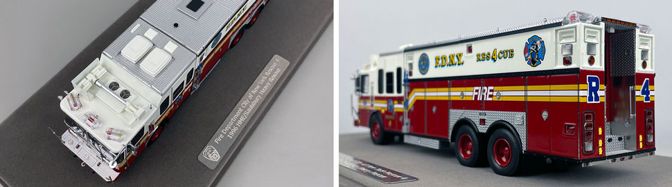 1:50 scale FDNY 1996 HME Rescue 4 close up pictures 7-8