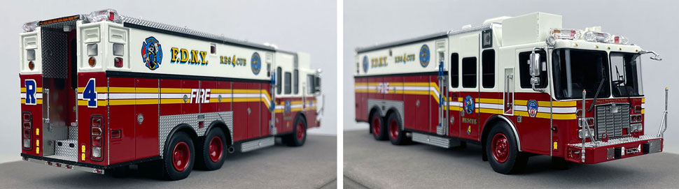 1:50 scale FDNY 1996 HME Rescue 4 close up pictures 11-12