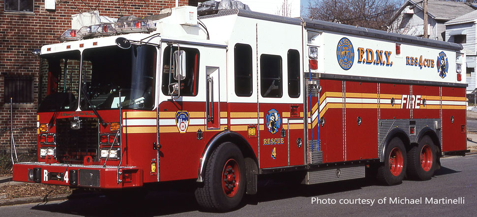 FDNY 1996 HME Rescue 4 courtesy of Michael Martinelli