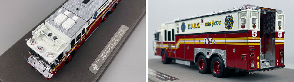 1:50 scale FDNY 1996 HME Rescue 5 close up pictures 7-8