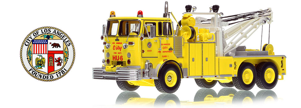 Order your LAFD 1967 Crown Firecoach Heavy Utility 6 in yellow today!