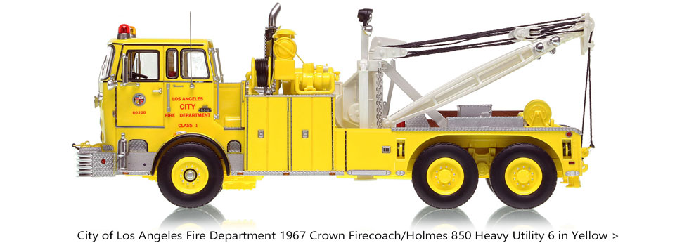 Order your LAFD Crown Firecoach Heavy Utility 6 in 1:50 scale today!