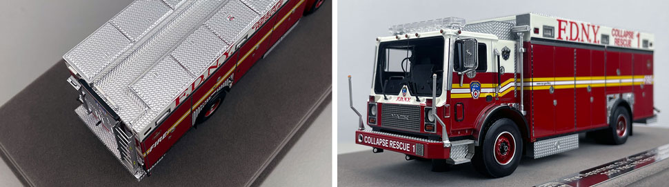 1:50 scale FDNY 2005 Collapse Rescue 1 close up pictures 3-4