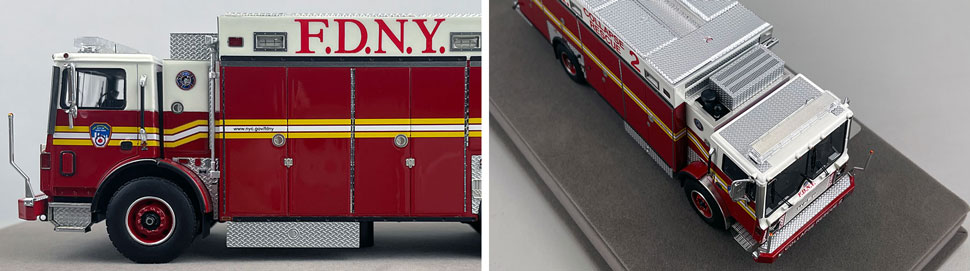 1:50 scale FDNY 2005 Collapse Rescue 2 close up pictures 5-6