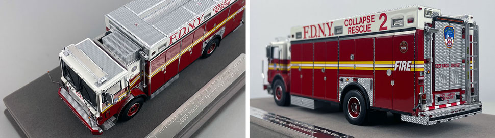 1:50 scale FDNY 2005 Collapse Rescue 2 close up pictures 7-8