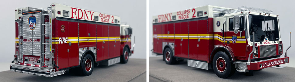 1:50 scale FDNY 2005 Collapse Rescue 2 close up pictures 11-12