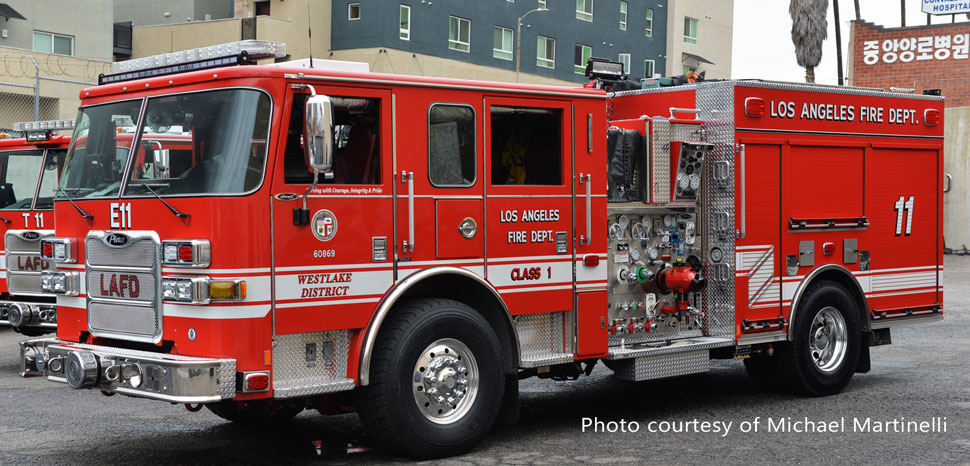 L.A.F.D Pierce Engine 11 courtesy of Michael Martinelli