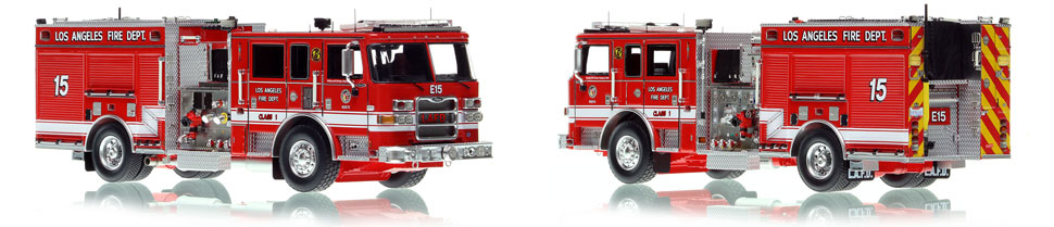 City of Los Angeles Pierce Arrow XT Engine 15 scale model is hand-crafted and intricately detailed.