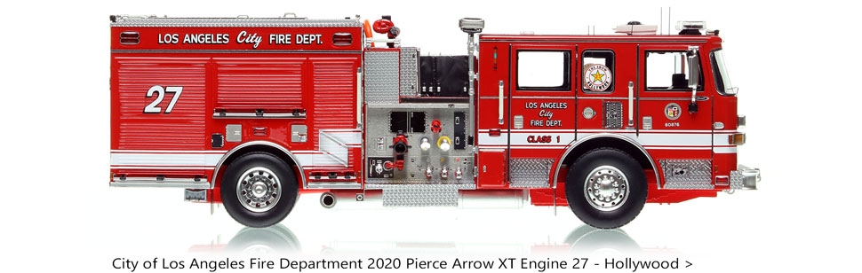 Order your LAFD 2020 Pierce Arrow XT Engine 27 in 1:50 scale today!