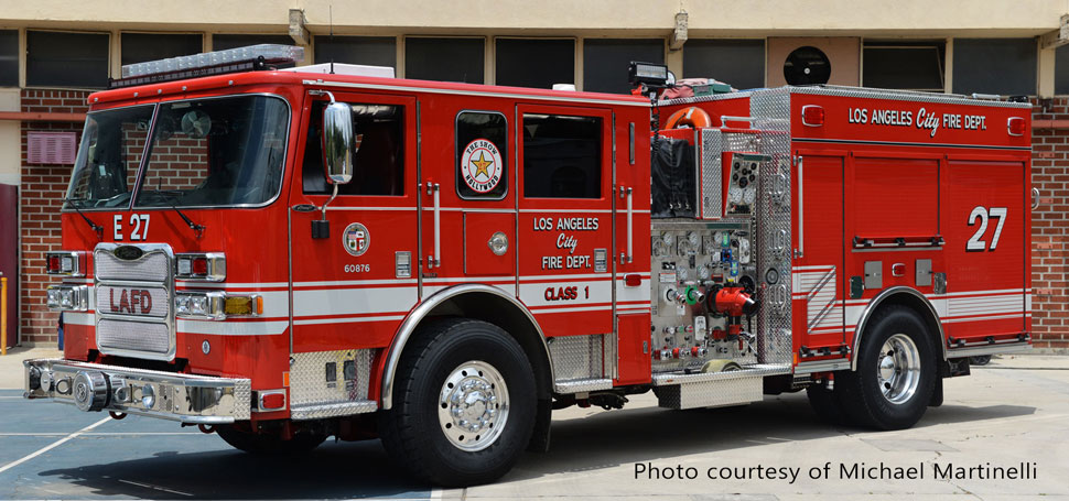 L.A.F.D Pierce Engine 27 courtesy of Michael Martinelli