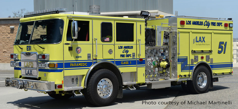 L.A.F.D Pierce Engine 51 courtesy of Michael Martinelli