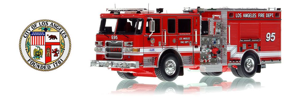 Order your LAFD 2017 Pierce Arrow XT Engine 95 in 1:50 scale today!