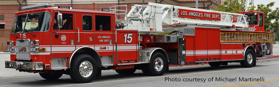 L.A.F.D Pierce Truck 15 courtesy of Michael Martinelli