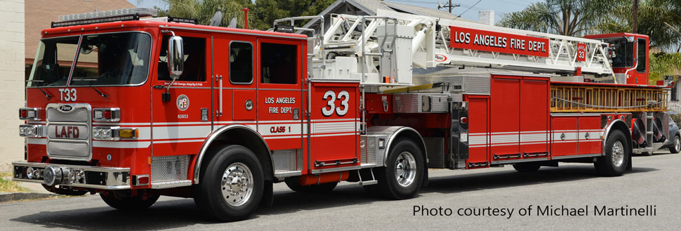 L.A.F.D Pierce Truck 33 courtesy of Michael Martinelli